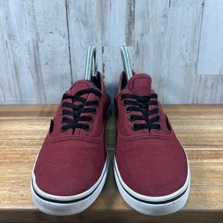 Vans Authentic Lo Pro Skate Sneakers Burgundy Unisex Size Men's 6 / Women's 7.5