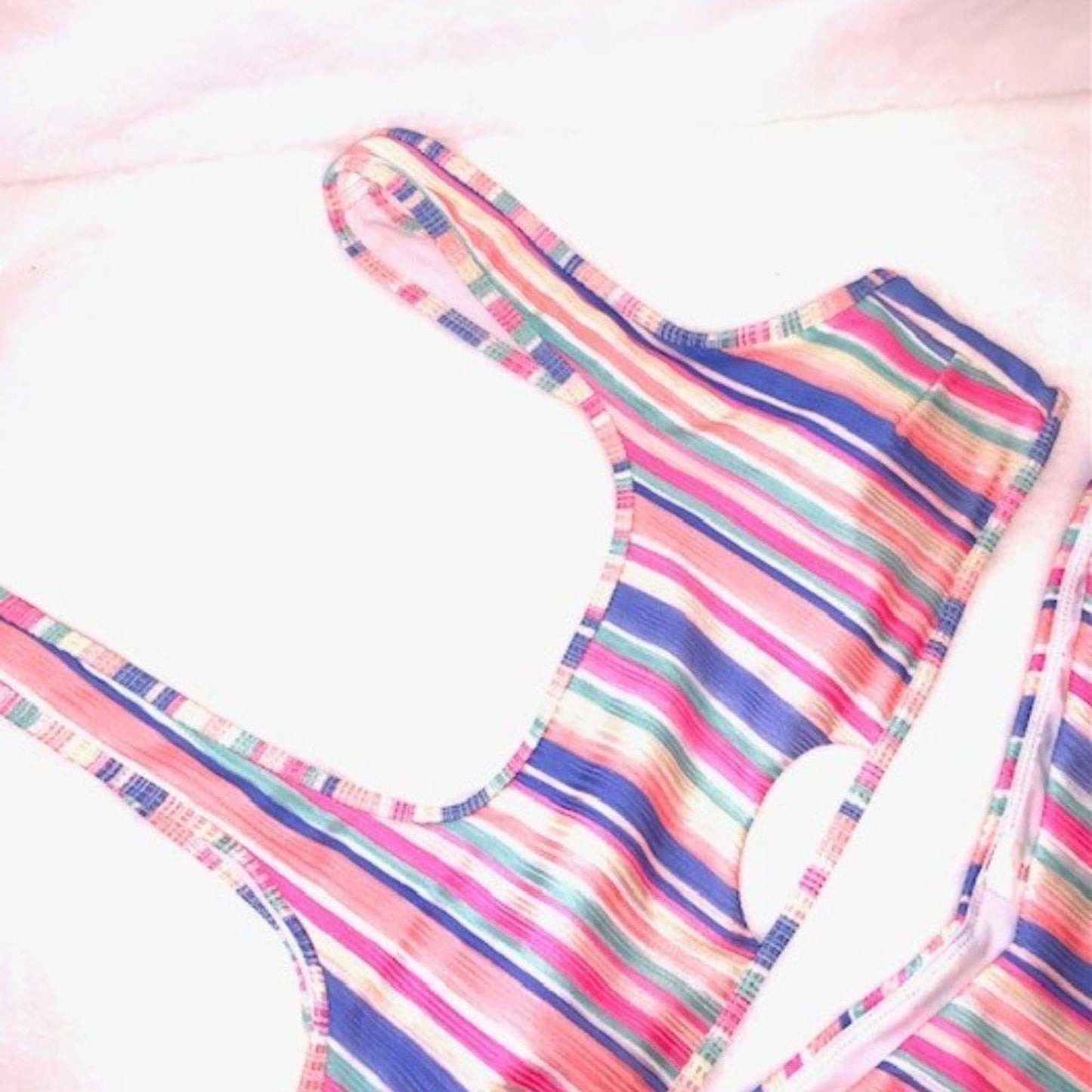 NoBo Colorful Stripe Juniors Bikini L