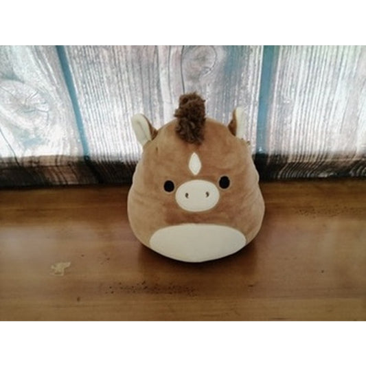 Squishmallows Philip theHorse Plush Brown & Cream Kellytoy 8"