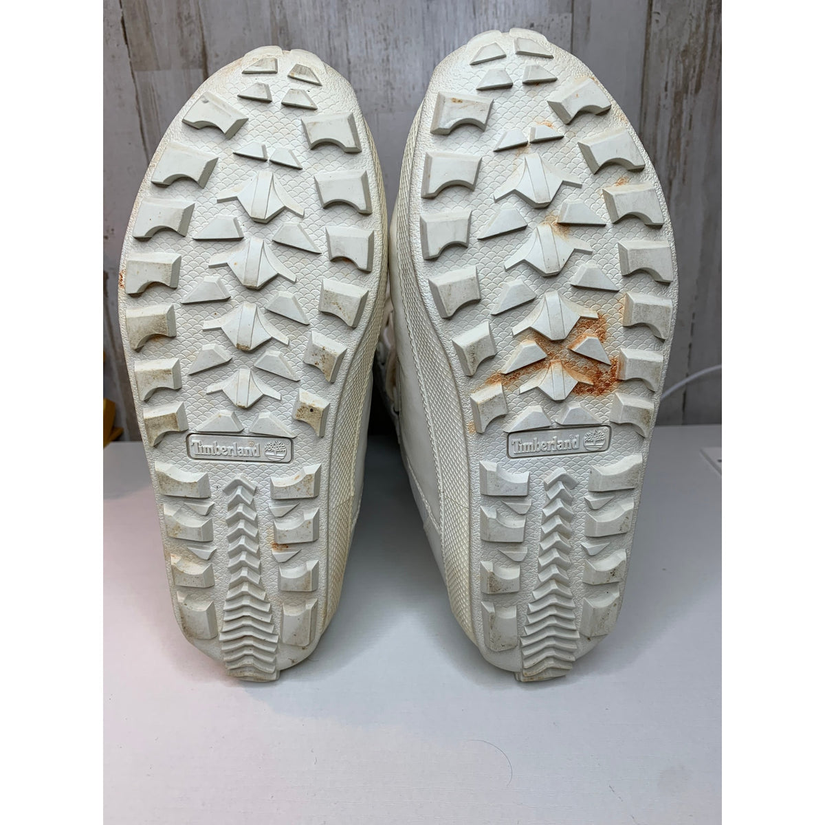 Timberland Mukluk Tall Snow Boots Men's Size 7 Ivory Faux Fur Lined