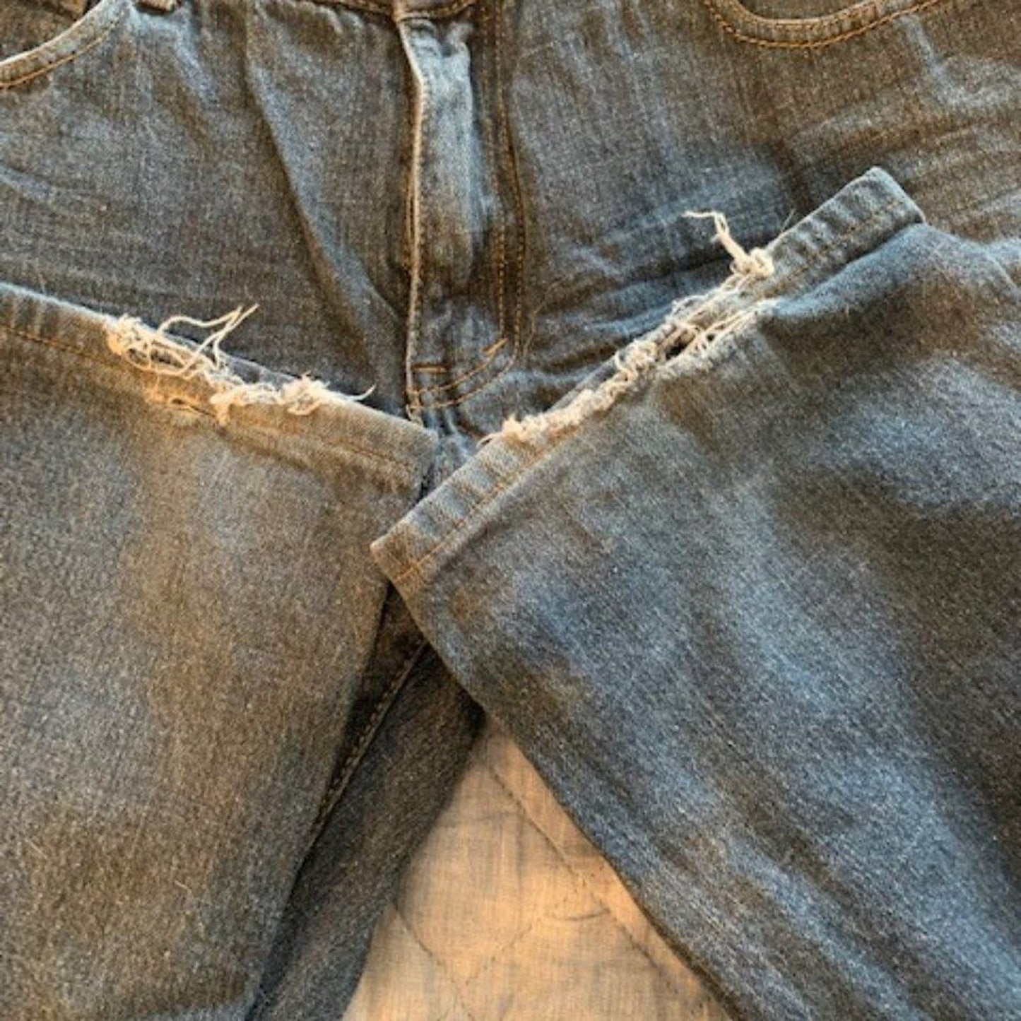 Iron co straight leg blue jeans 34 W 34L