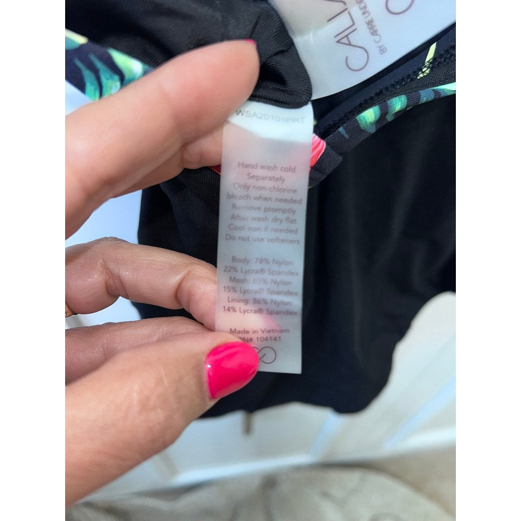 NWOT CALIA by Carrie Underwood Women's Tropical Print One-Piece Swimsuit 4