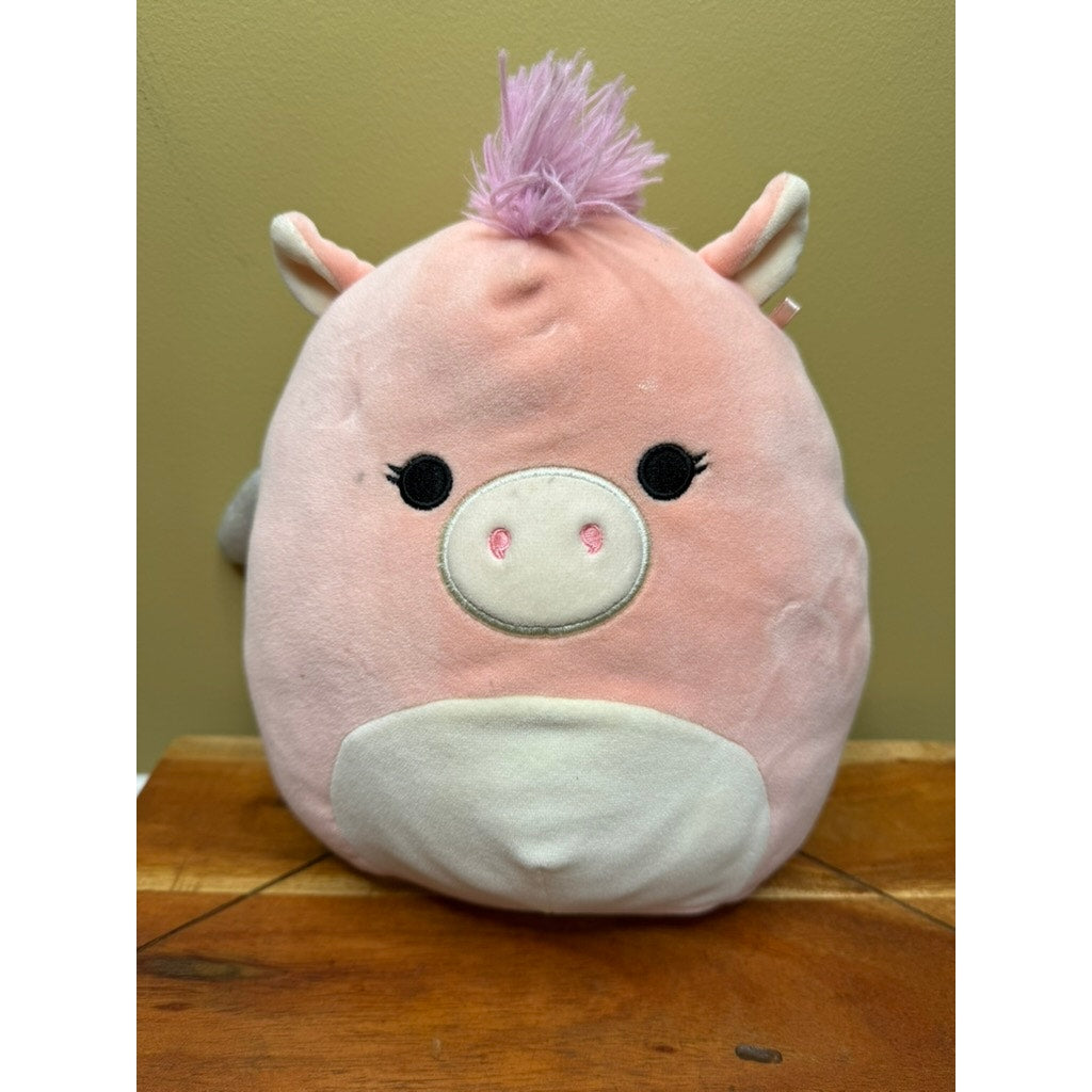 Squishmallows Pandora the Pegasus Pink Plush Toy Medium 8" Cuddly