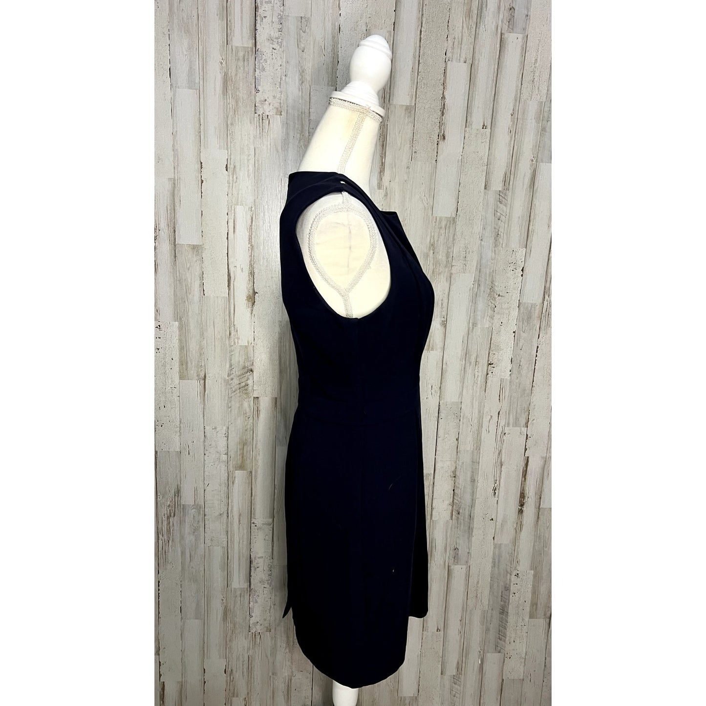 Sequin Hearts Women's Navy Blue Sleeveless Sheath Dress Size 9