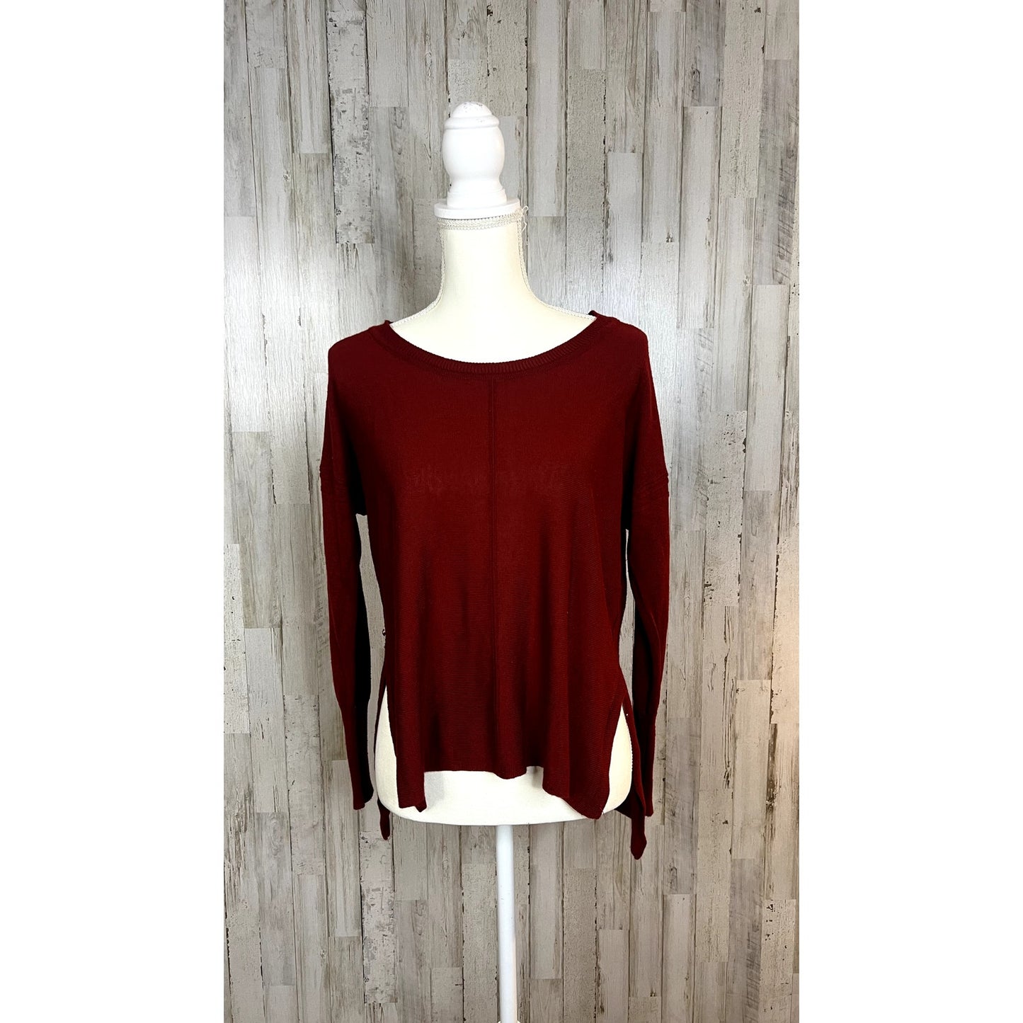 Altard State Women's Size Small Red Long Sleeve Pullover Sweater