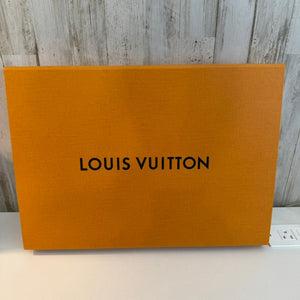Louis Vuitton Empty Gift Box Large Orange Magnetic Book Style Monogram Tab