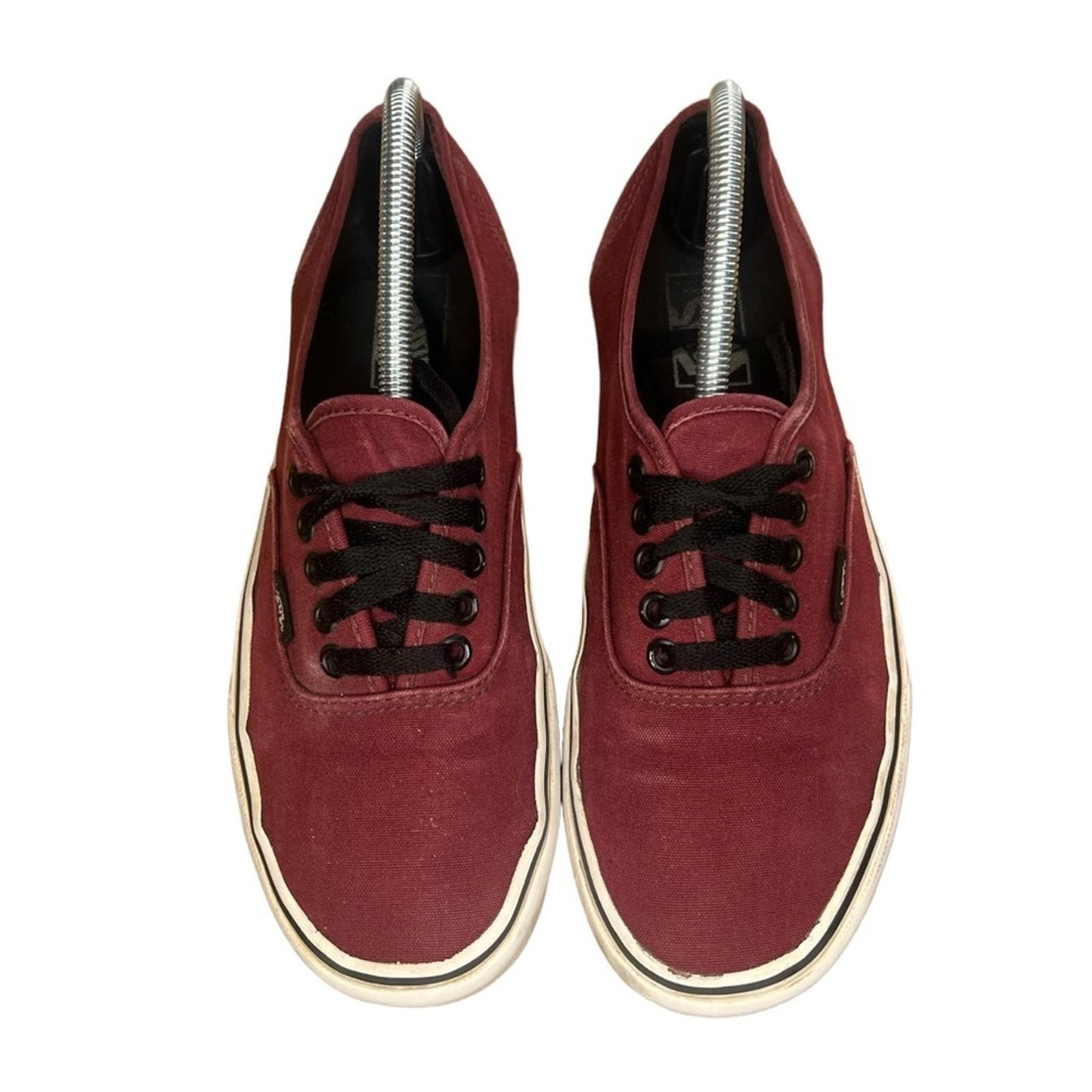 Vans Authentic Lo Pro Maroon Monochrome Canvas Low Top Lace Up Sneakers M8.5/W10