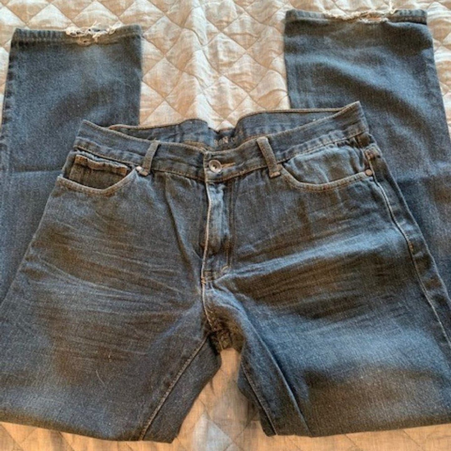 Iron co straight leg blue jeans 34 W 34L