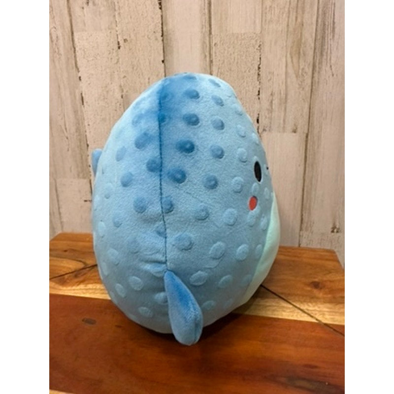NWT Squishmallows Refalo The Blue Fish Plush Toy Medium 8" Washable