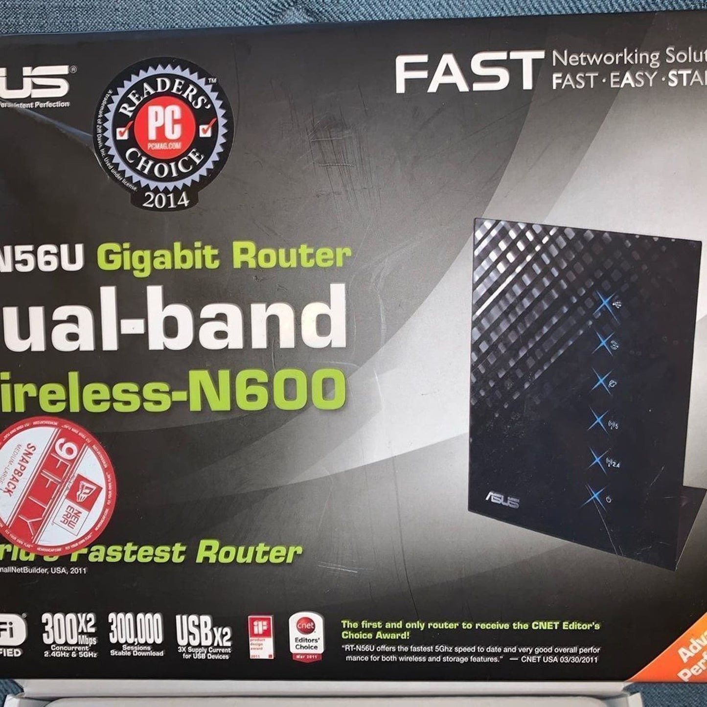 ASUS RT-N56U Gigabit Dual Band Wireless N600 Router