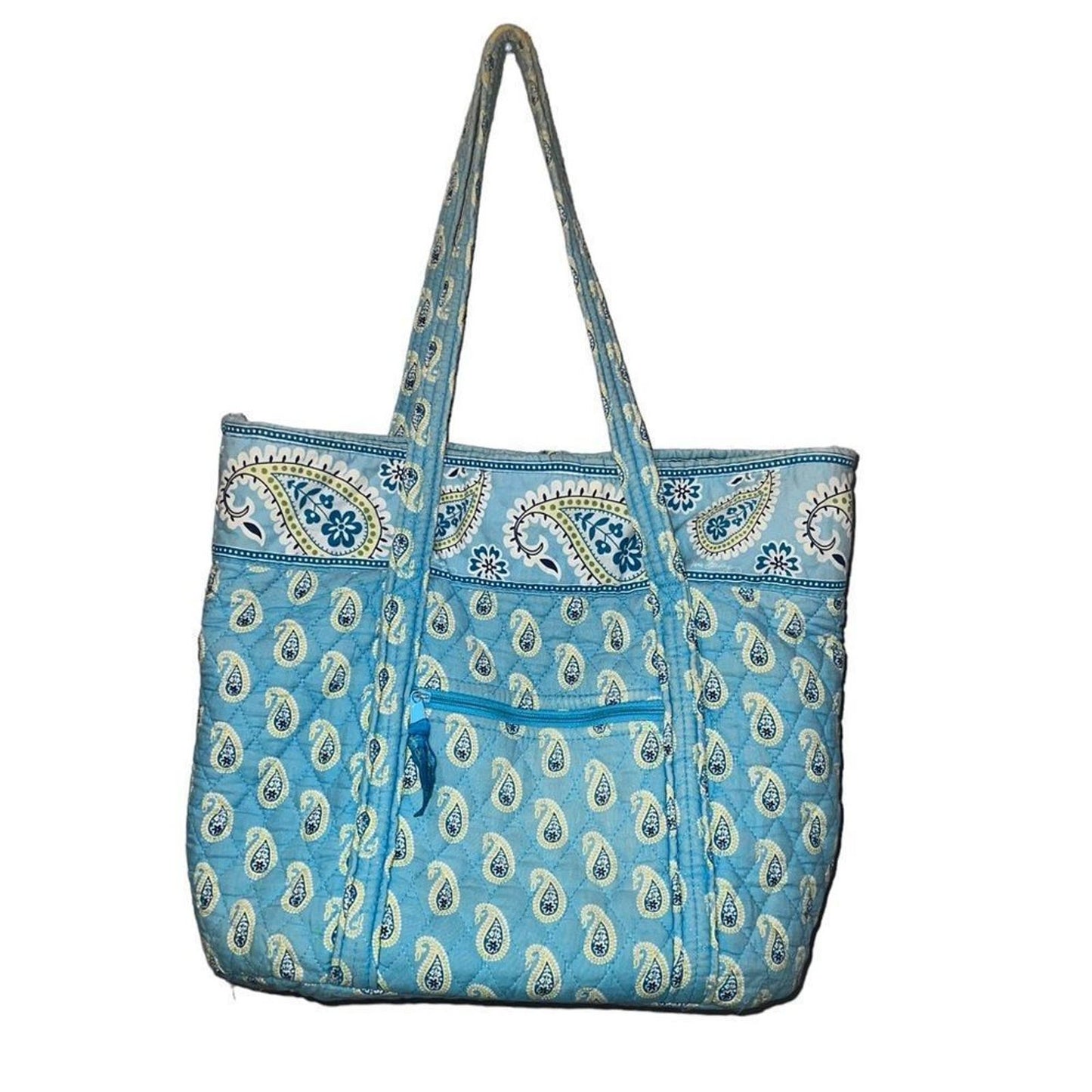 Vera Bradley Commuter Tote Bag in "Bermuda Blue" Pattern