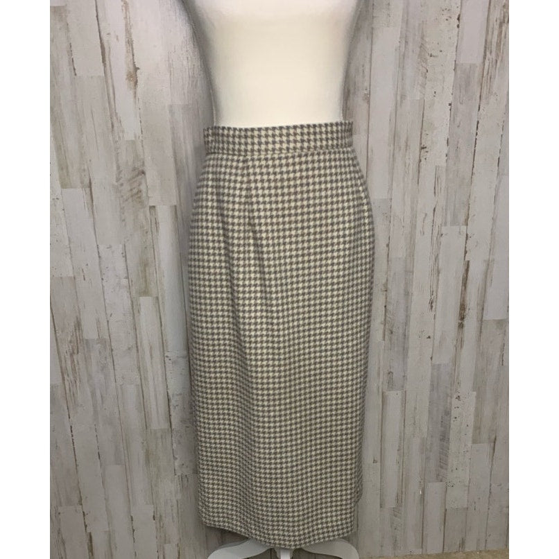 Ashley Brooke Women's Vintage Houndstooth Skirt Suit Size 10 Tall