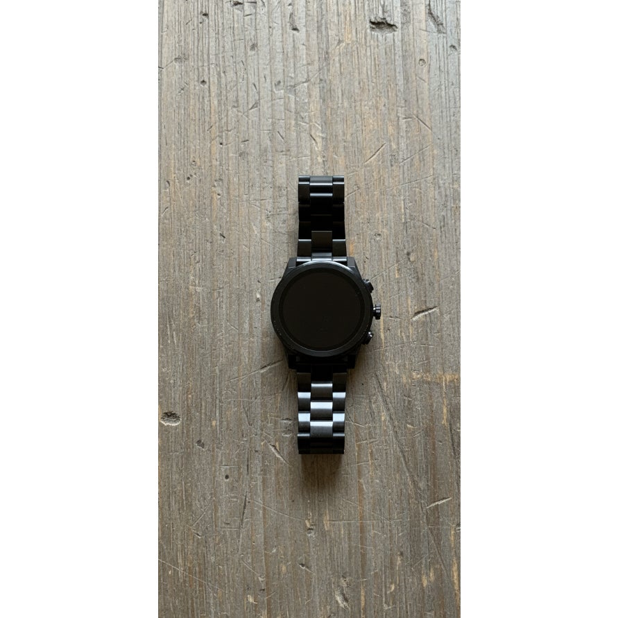 Michael Kors Access Grayson MKT5029 Smartwatch 47mm Black Steel Mens Not Tested