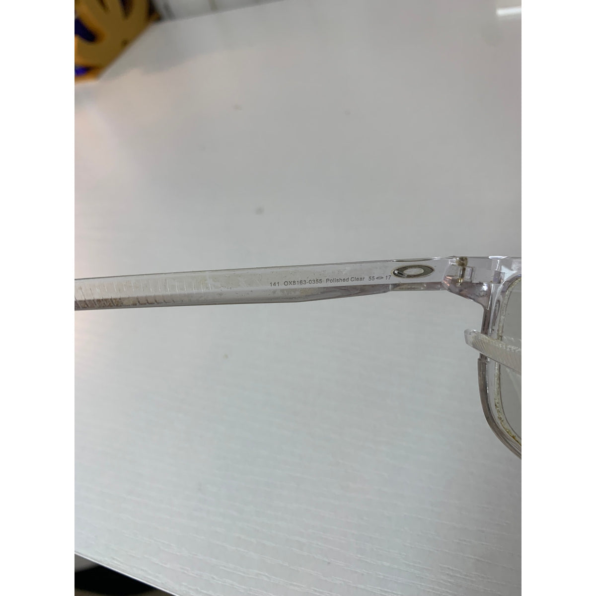Oakley Eyeglass Frames Unisex Kids Clear Rectangular Full Rim Size M 55-17