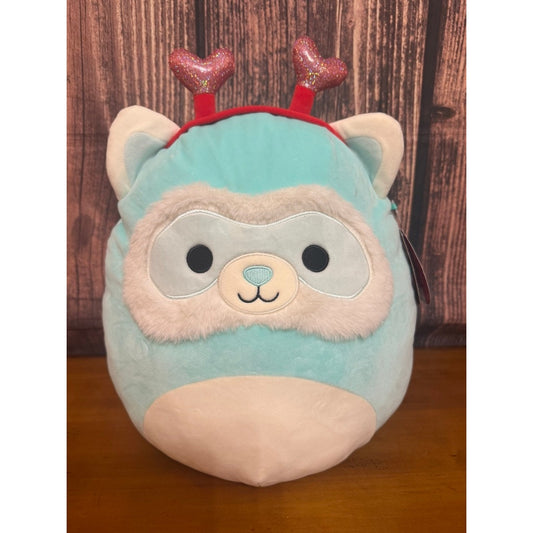 NWT Squishmallows 14" Anneli the Ferret Valentine's Day Plush Toy