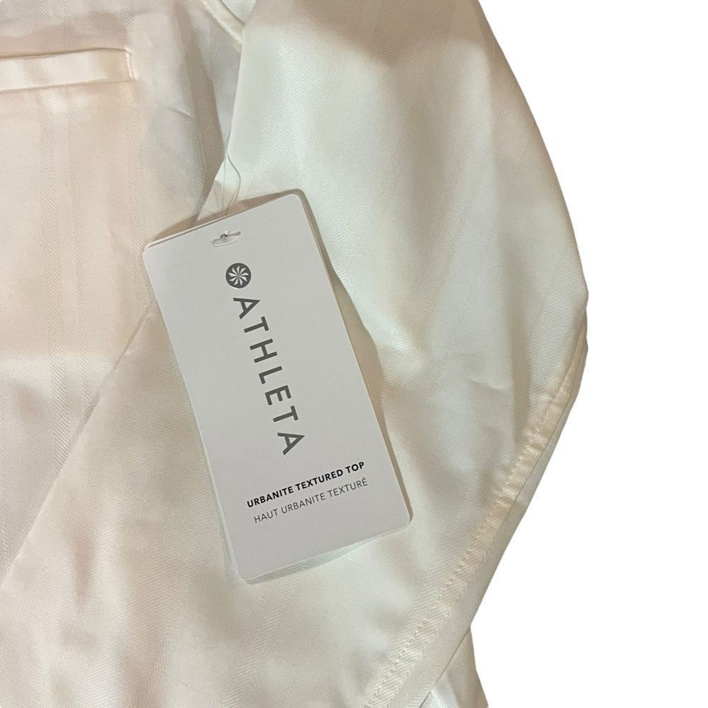 NWT Athleta Women's White Button Down Shirt Size XS