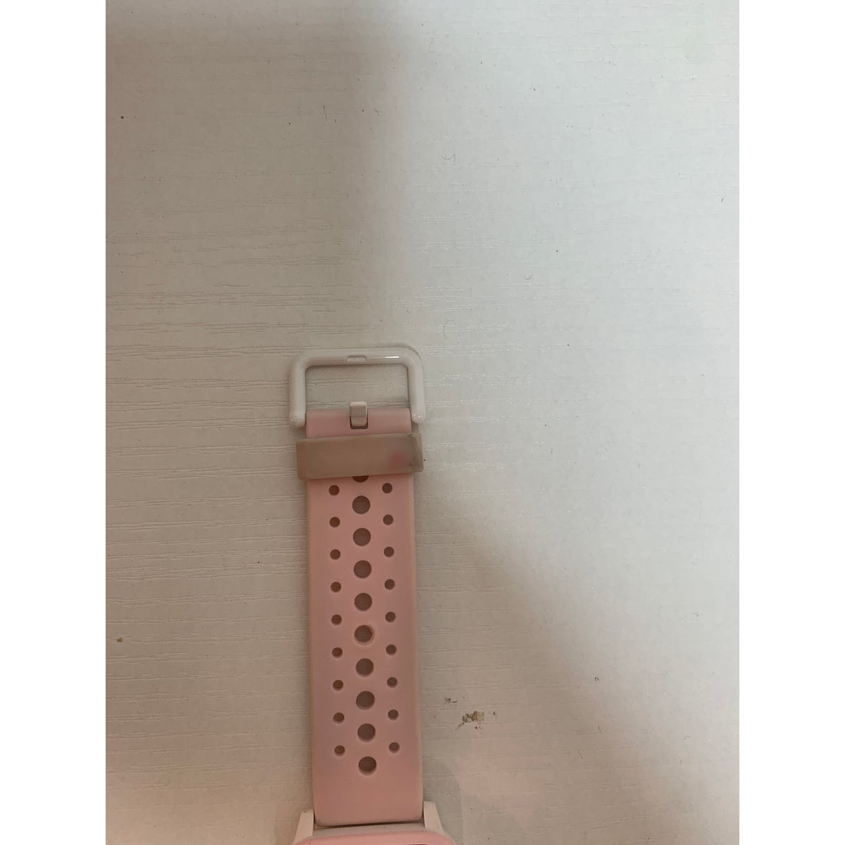 Womens Pink Smart Watch Square Fitness Tracker Heart Rate Sport Band Not Tested