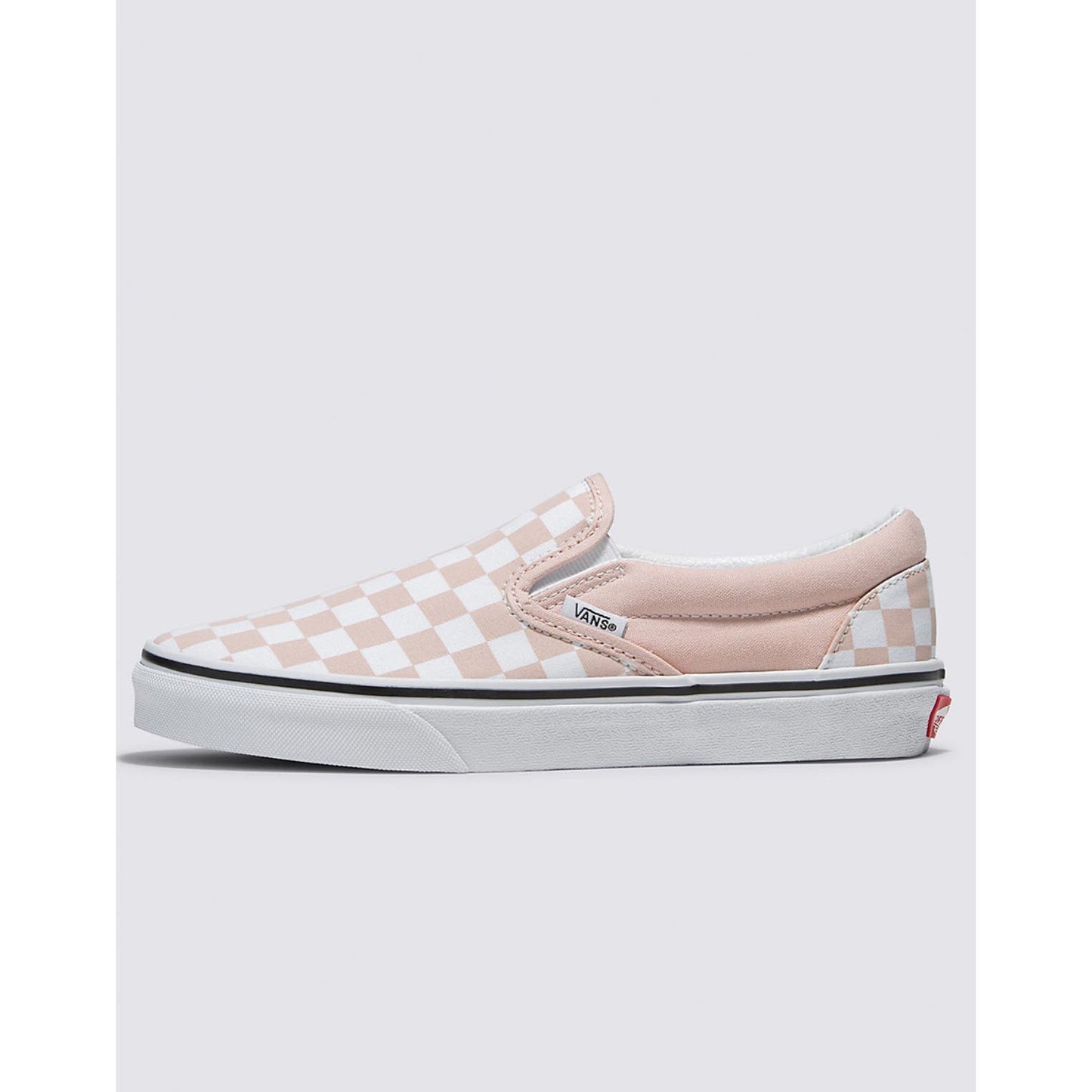 Vans Authentic Pink/White Checkboard Slip-On Shoes - Juniors 4 / Women's 5.5