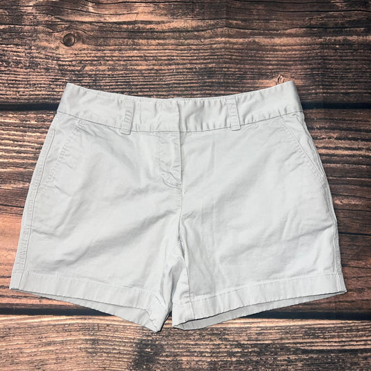 Vineyard Vines Women's Chino Shorts Gray Size 2 Mini Pocketed Design