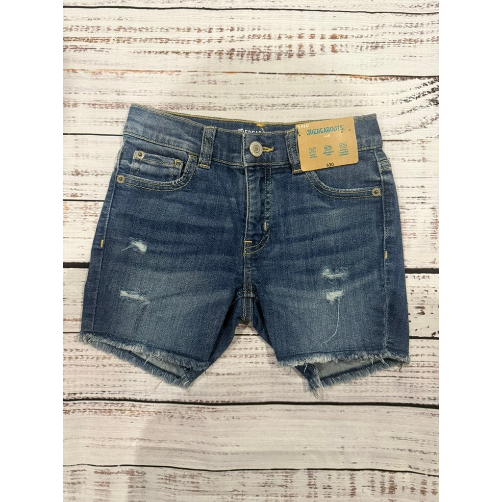 NWT Thereabouts Kids Denim Utility Shorts Size 5 Multicolor Casual