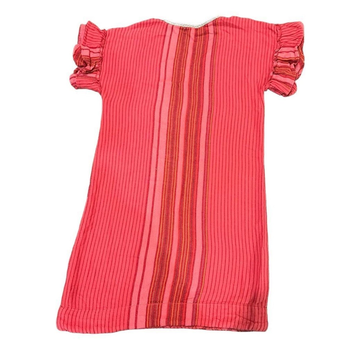 Anthropologie THML Striped Boho Ruffle Sleeve Dress Size XS