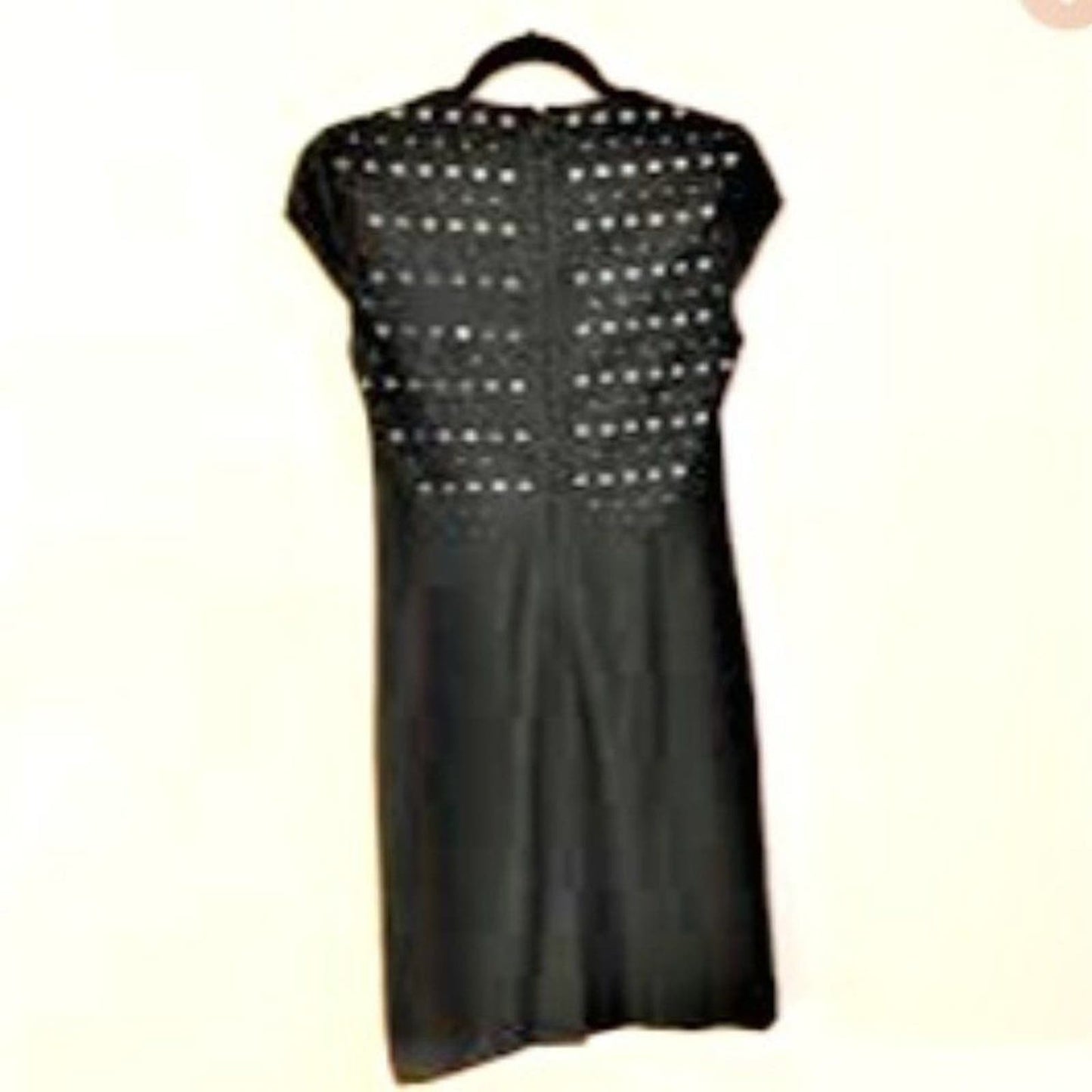 WORTH NEW YORK black sheath dress 16 EUC