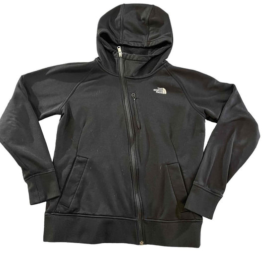 The North Face Tech Agave Hoodie Jacket Women's Medium Black Fleece Lined Zip