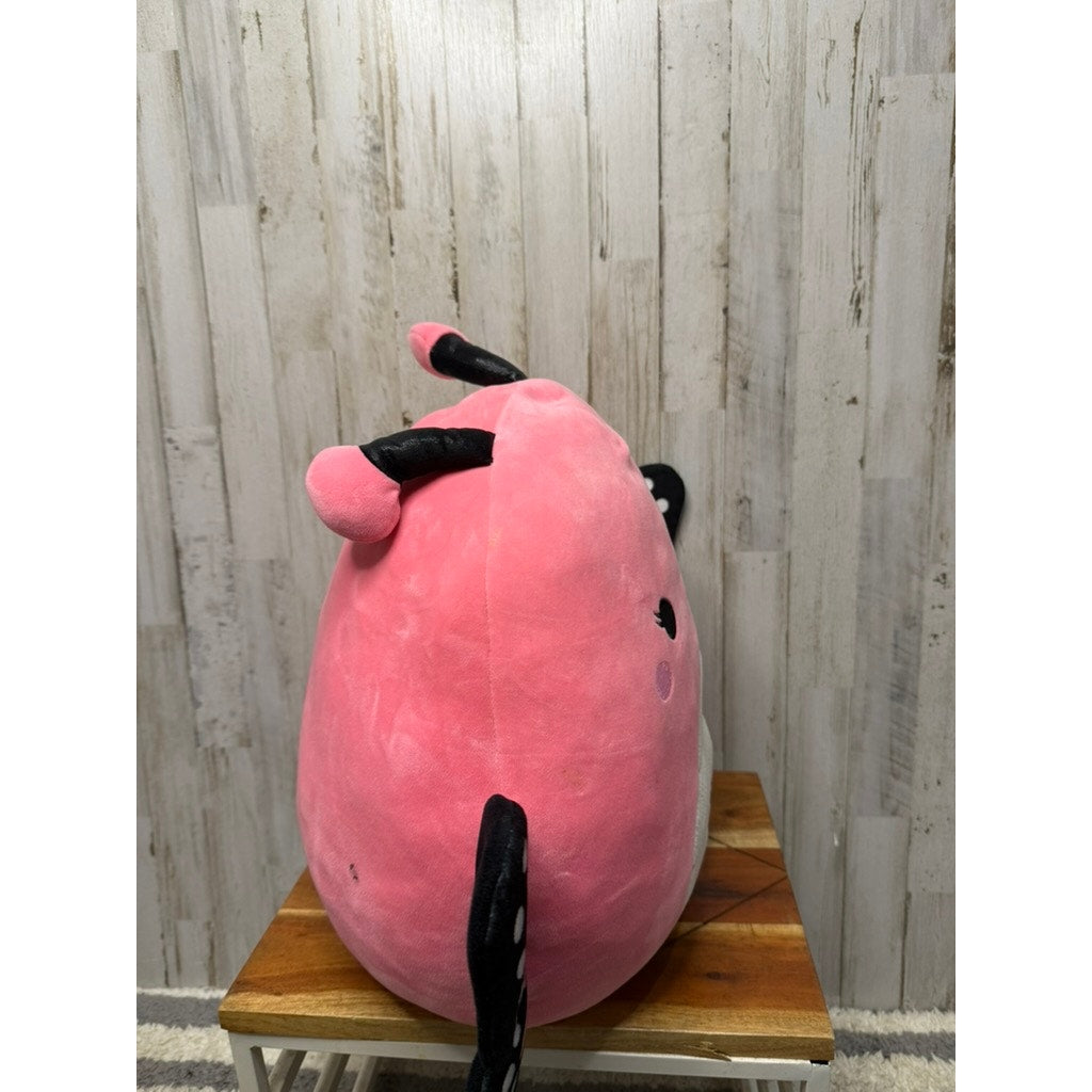 Squishmallow Andreina Pink Monarch Butterfly 16" Plush Toy
