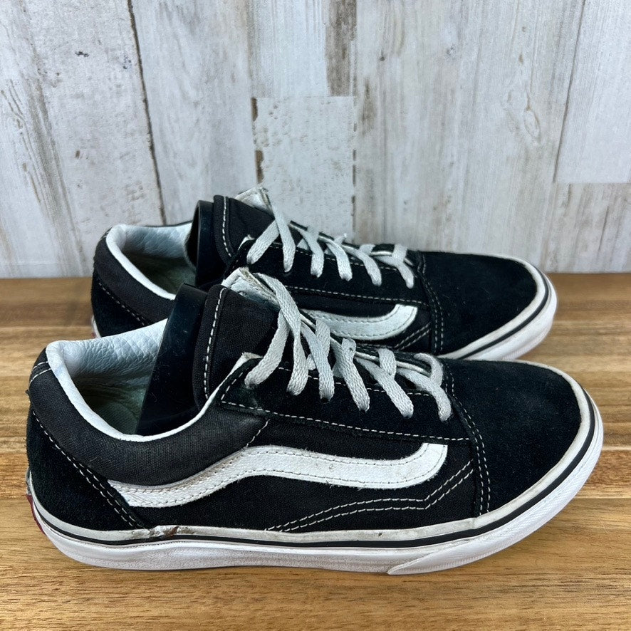 Vans Old Skool Suede Black Low Top Shoes Unisex Kids Size 3.0