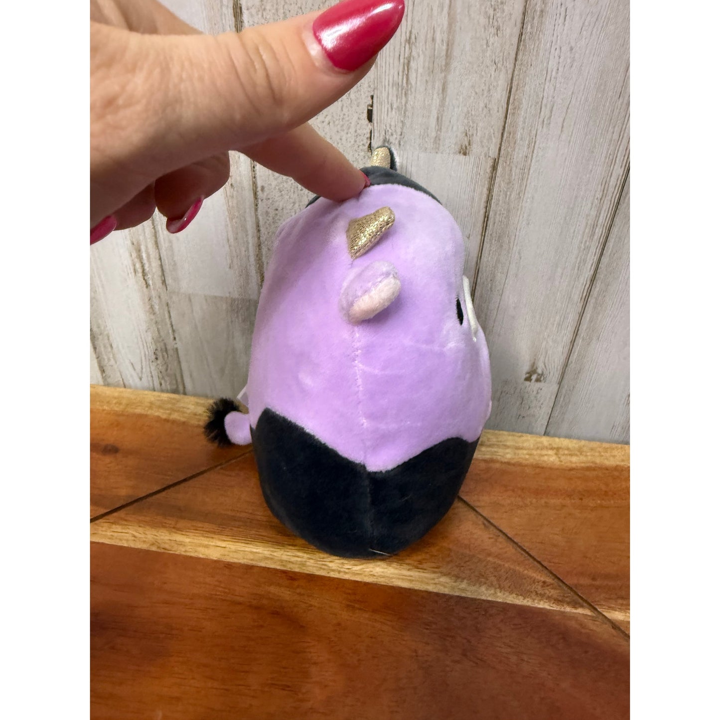 Squishmallow 6” Alexie the Purple Cow Plush Toy Soft Stuffed Animal