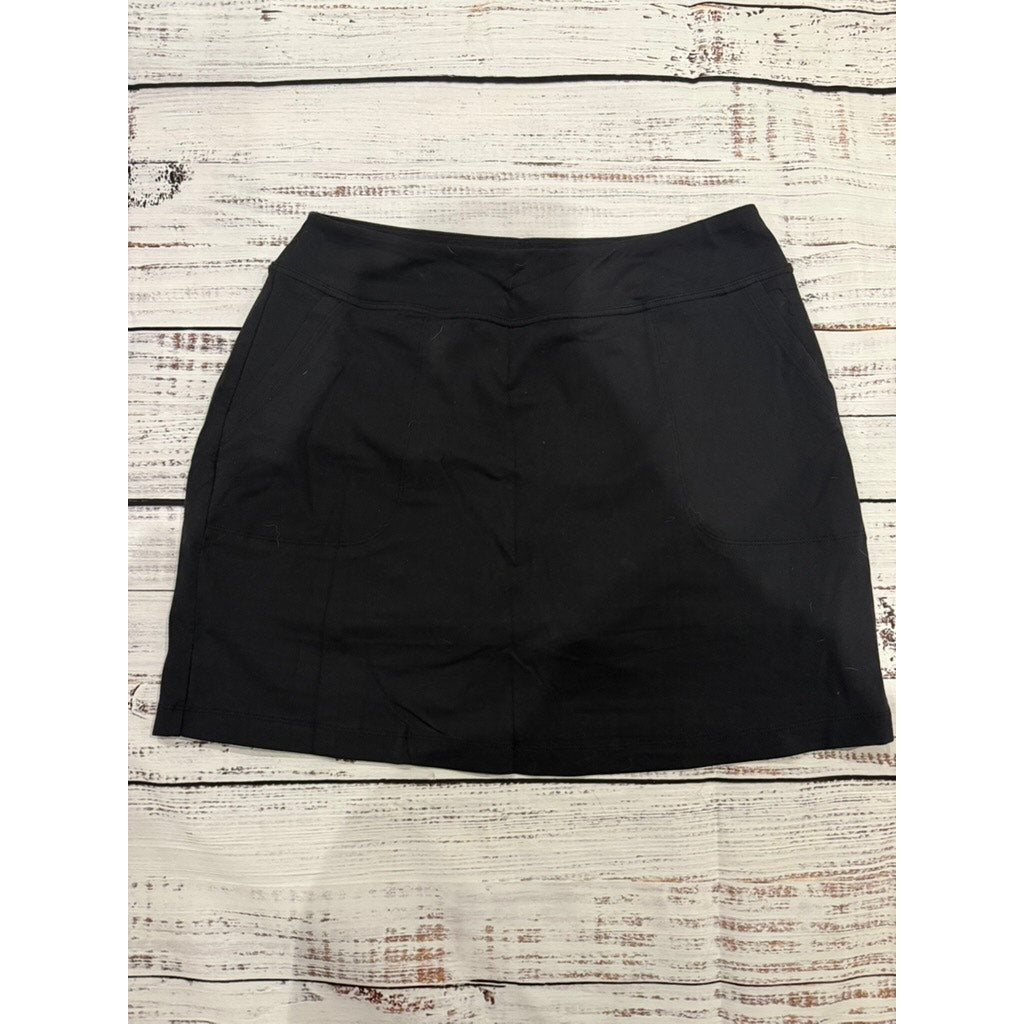 FootJoy Women's Black Athletic Skort Medium High-Rise Golf Tennis