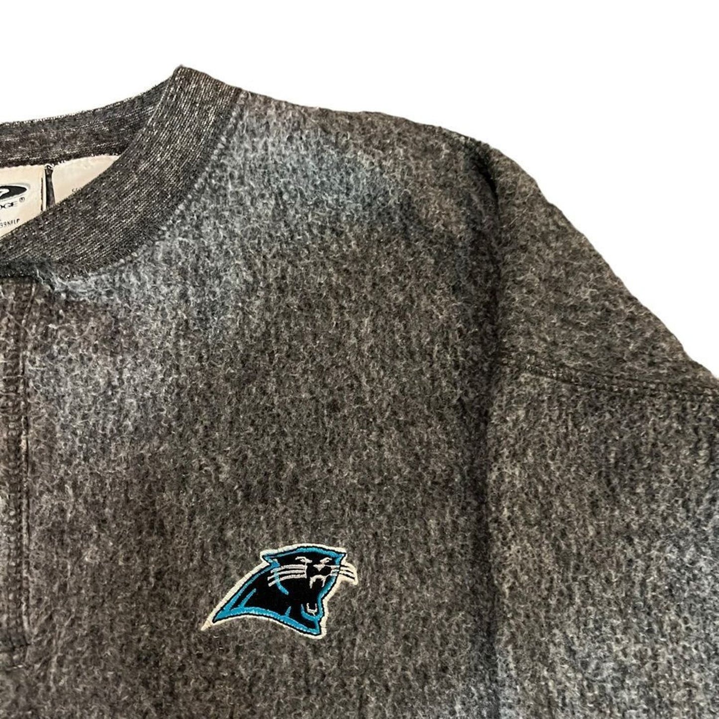 Vintage 1990's The Edge Men’s  NFL Carolina Panthers Fleece Football Sweatshirt