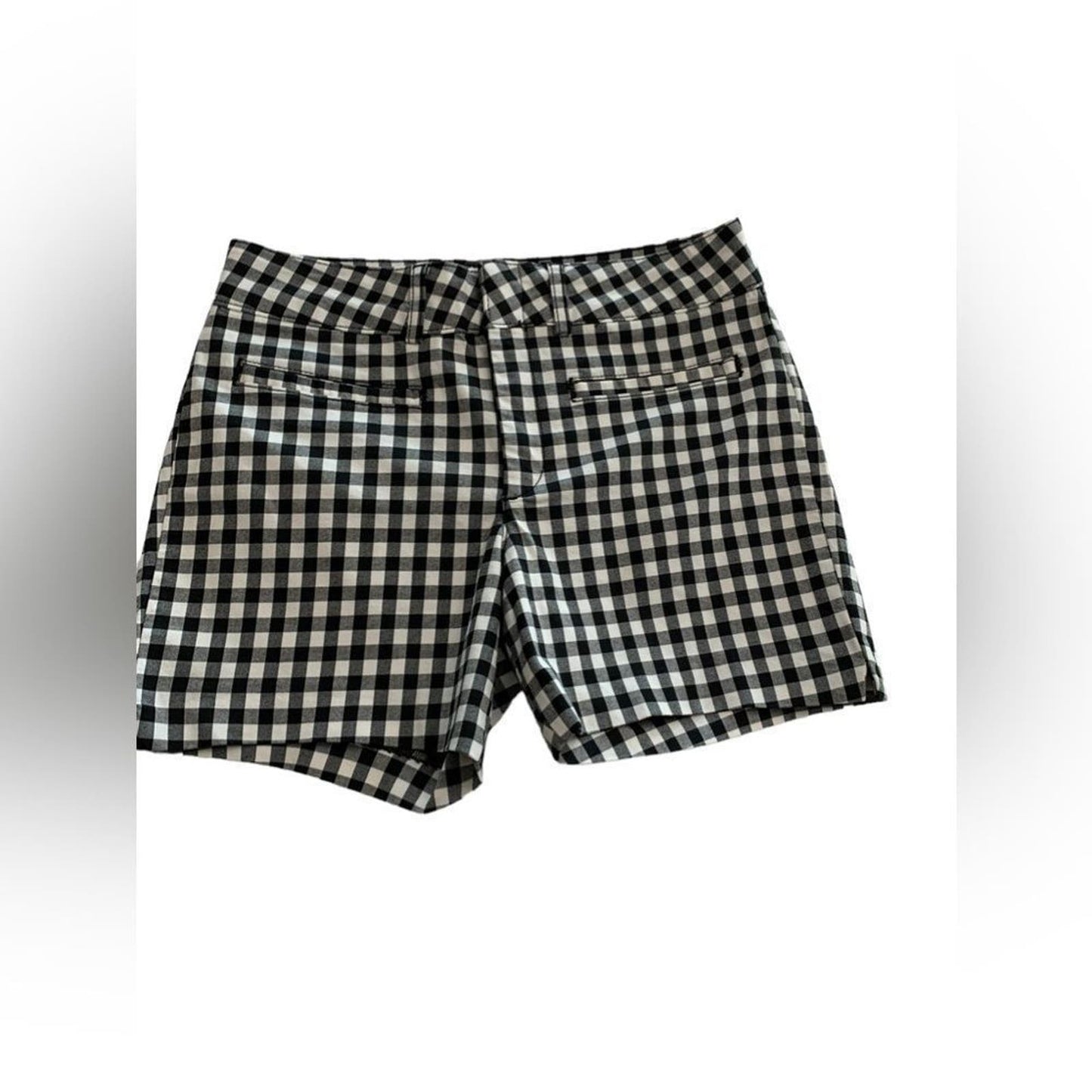 Anthropologie Black And White Checkered Shorts Size 26