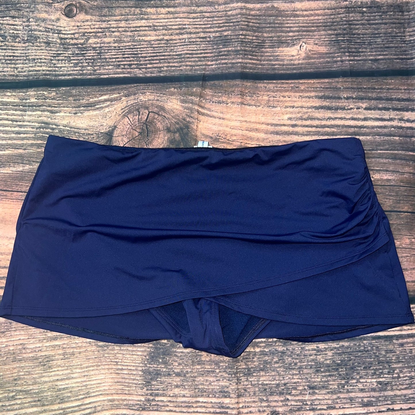 Tommy Bahama Women's Swim Skirt Blue XL Elegant Wrap Design