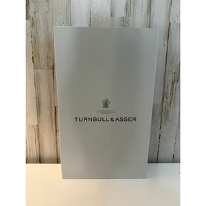 Turnbull & Asser Shirt Presentation Gift Box Gray Tissue Paper & Ribbon