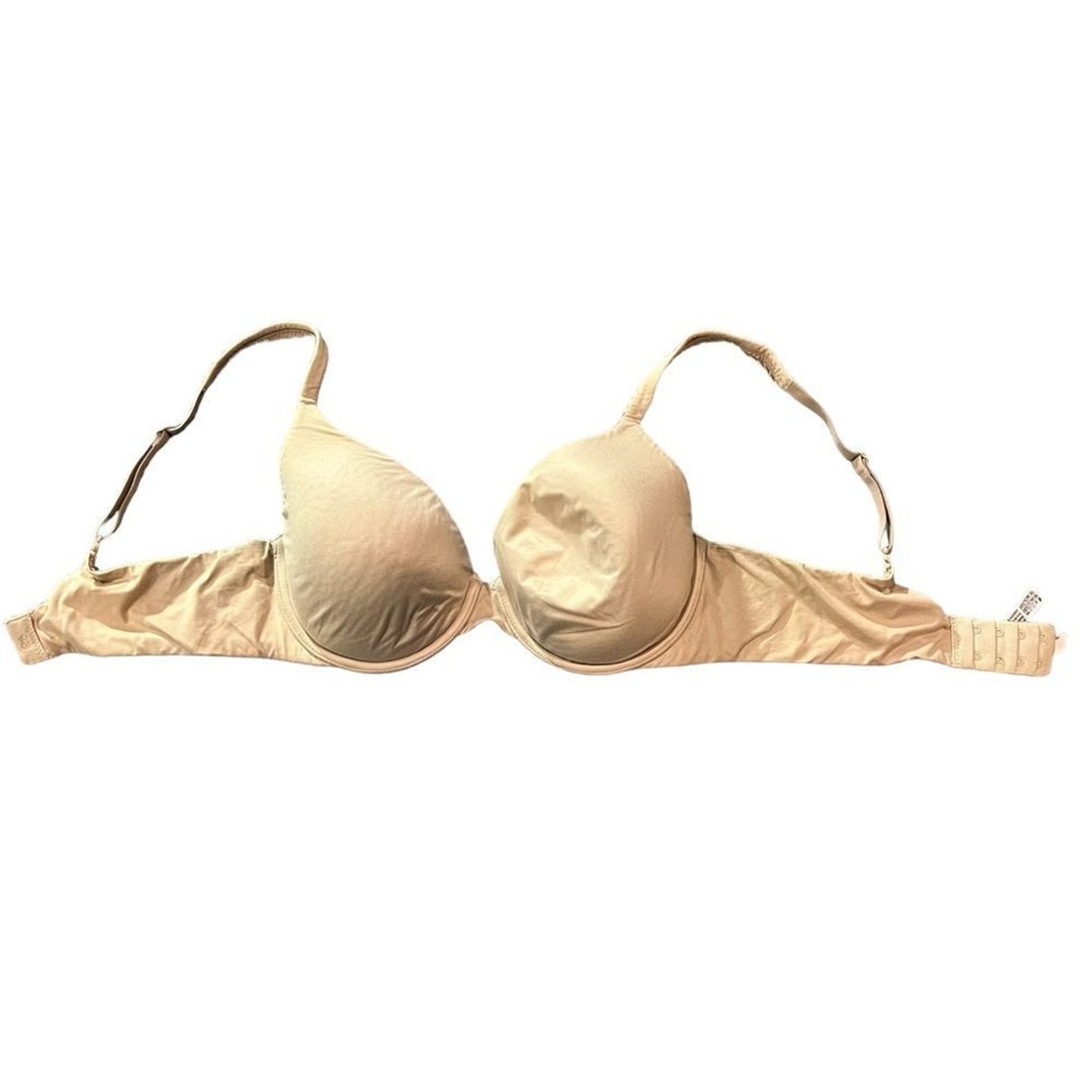 Victoria’s Secret Bra Womens 34D Beige Underwire T-Shirt Lightly Lined