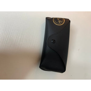 Ray-Ban Eyeglass Sunglass Case Unisex One Size Black Snap Closure w Cloth