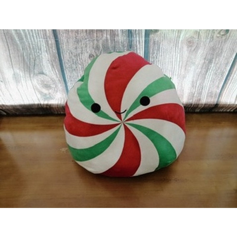 Squishmallows Dulce Peppermint Swirl Christmas Plush Red Green White OSG 16"