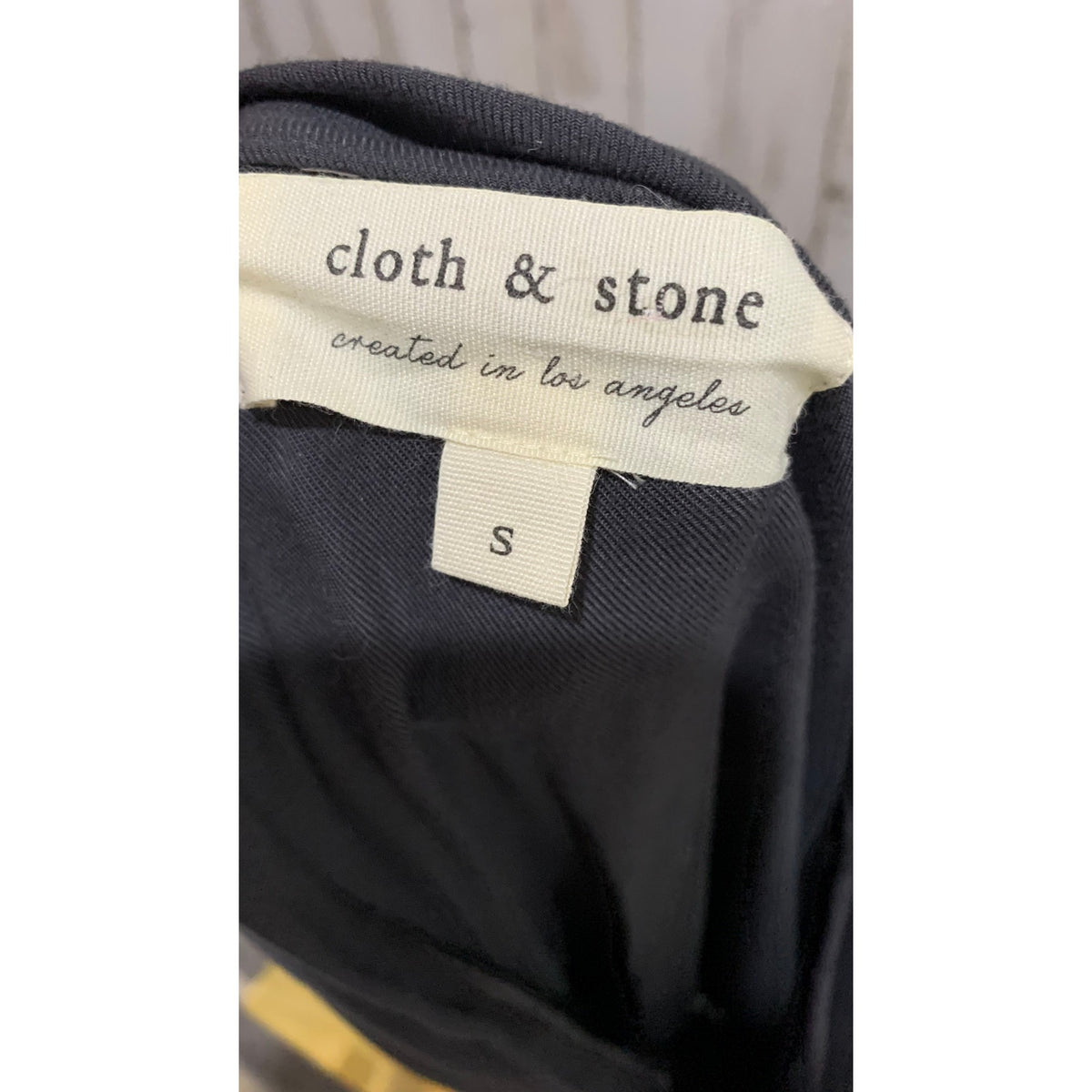 Anthropologie Cloth & Stone Dress Womens Size Small Gray V-Neck