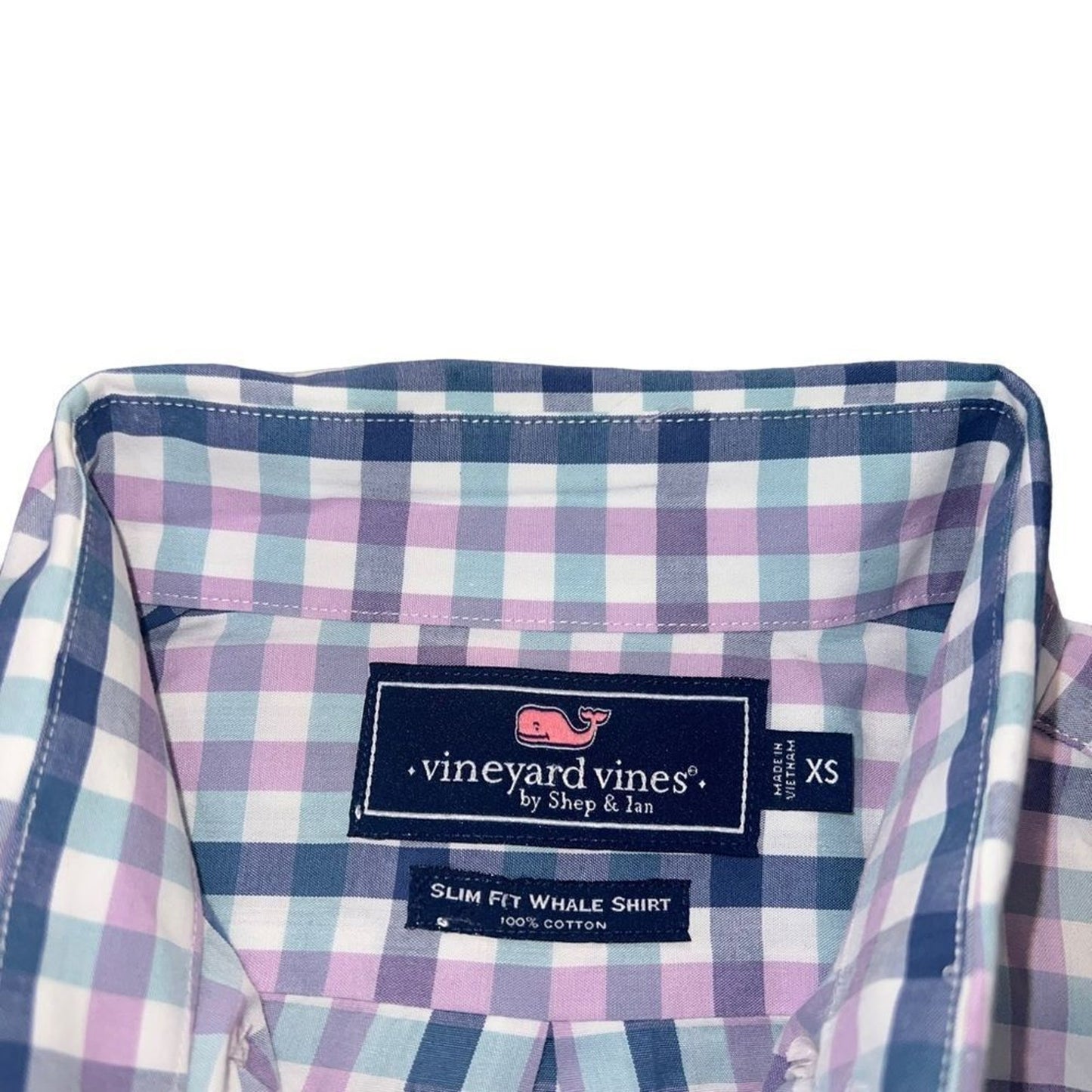 Vineyard Vines Shirt Men's XS Multicolor Plaid Slim Fit Button-Down