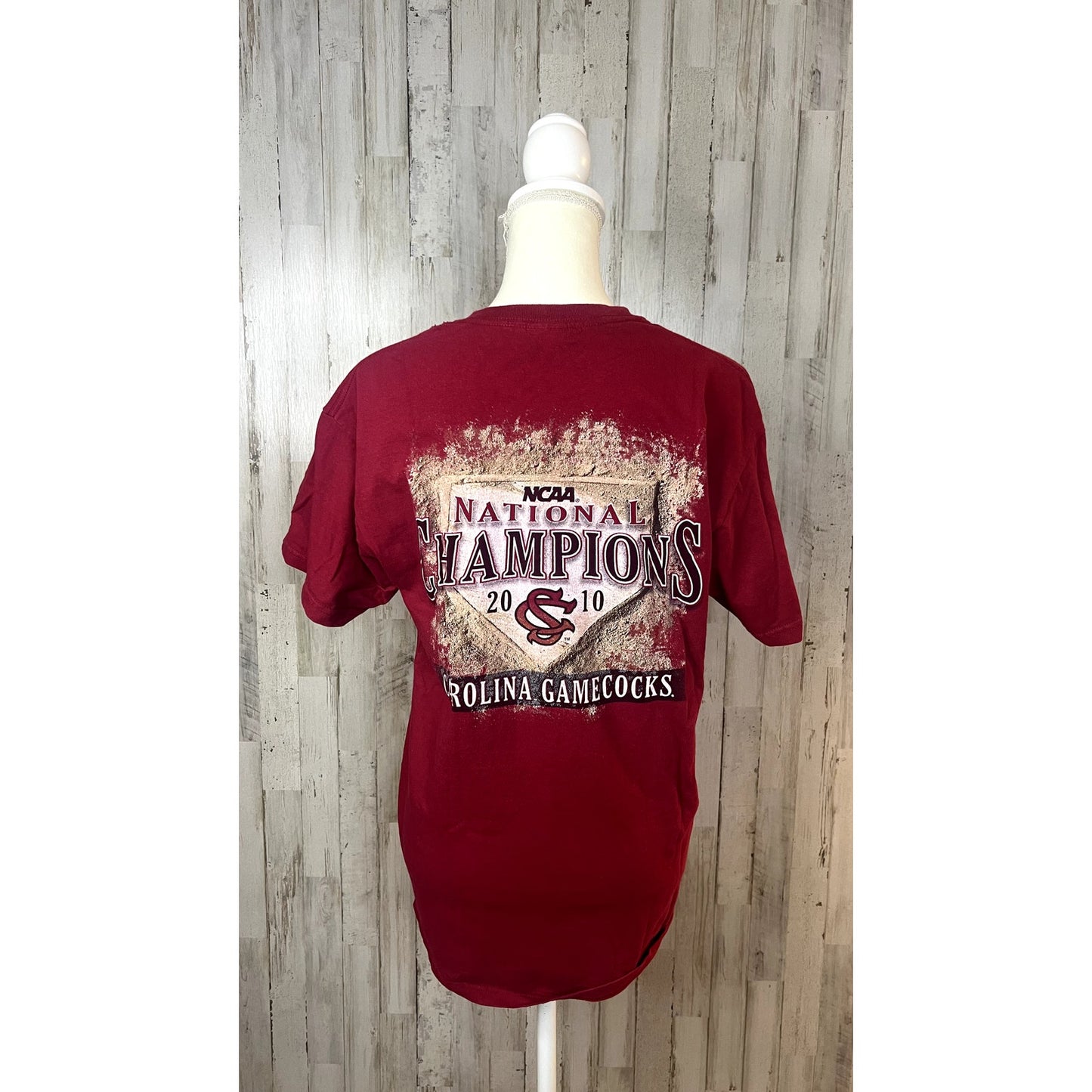 Carolina Gamecocks 2010 NCAA National Champions Men Medium Short Sleeve T-Shirt