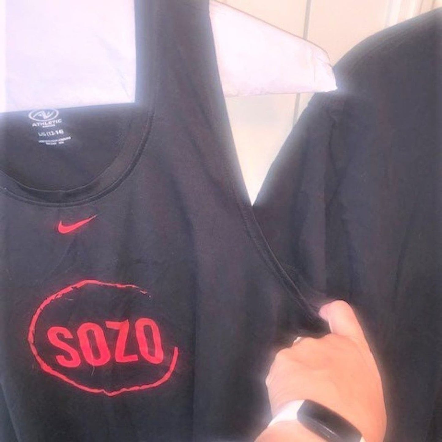 Set 2 Sozo black workout shirts L