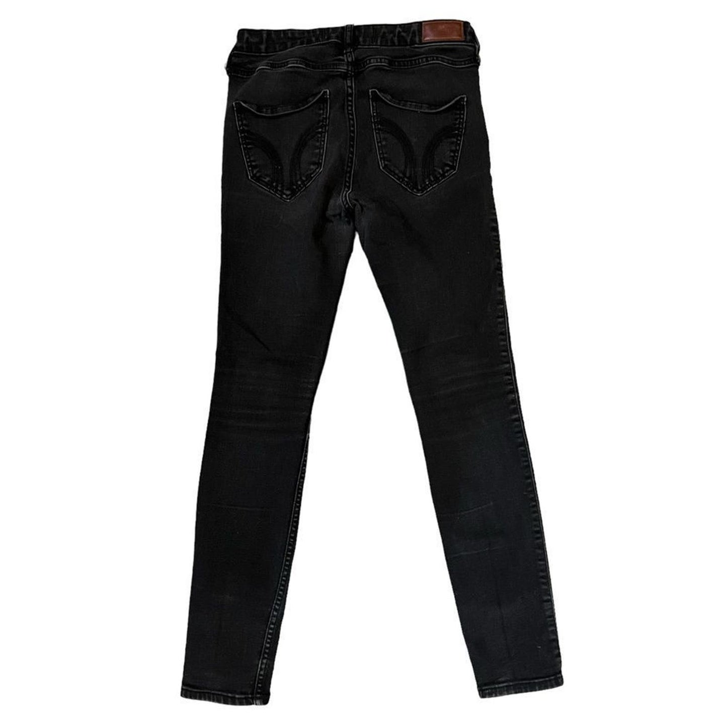 Hollister Mid-Rise Super Skinny Black Jeans Size 3S