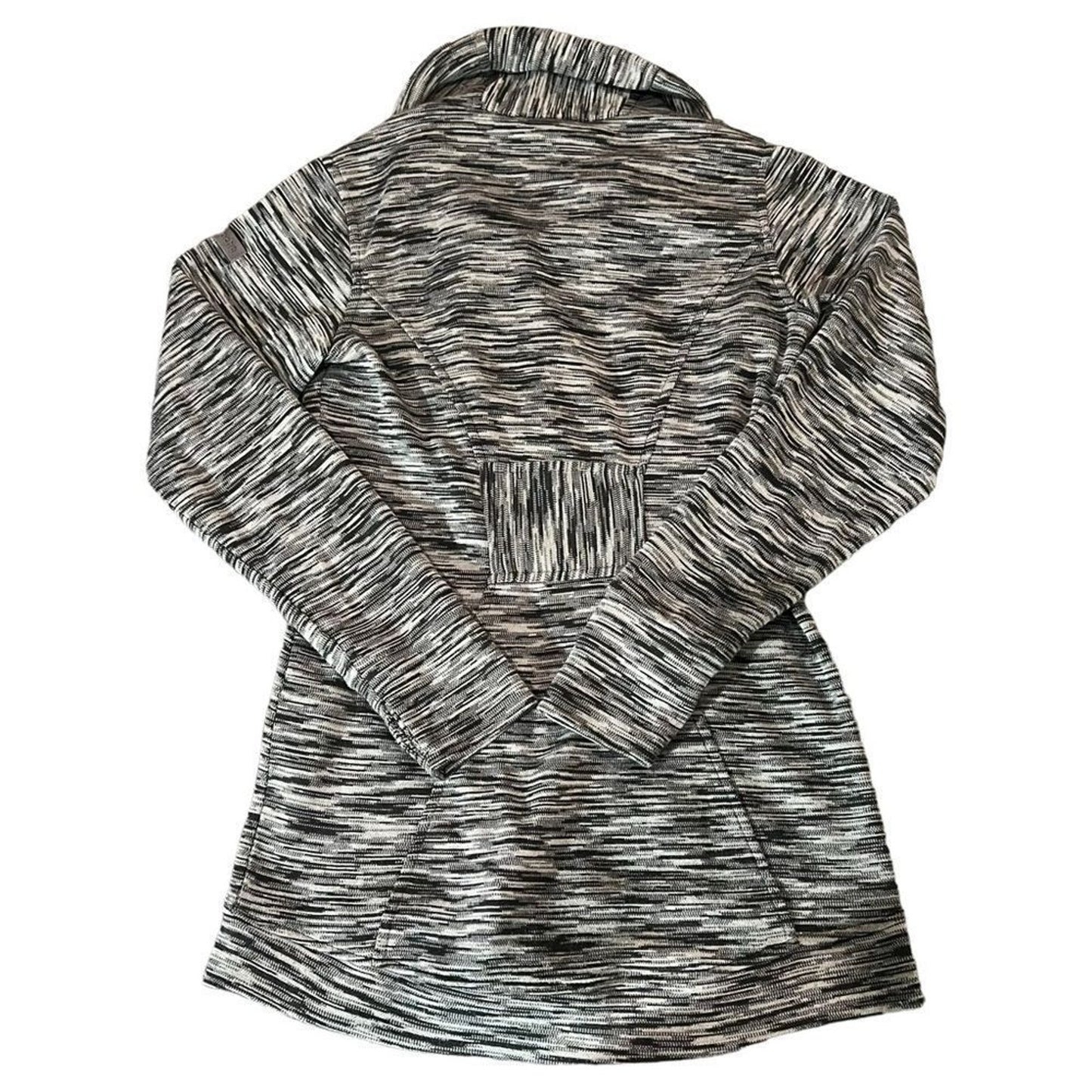 Avalanche Jacket Womens Size Small Gray Space Dye Full Zip Mock Neck