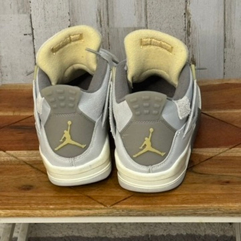 Jordan Air 4 Retro SE Craft 'Photon Dust' Kids Sneaker Size 7Y Multicolor