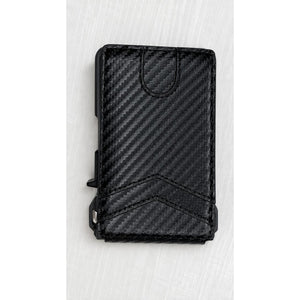 TOSN Slim Pop-Up Wallet Mens Black RFID Blocking Card Holder ID Window