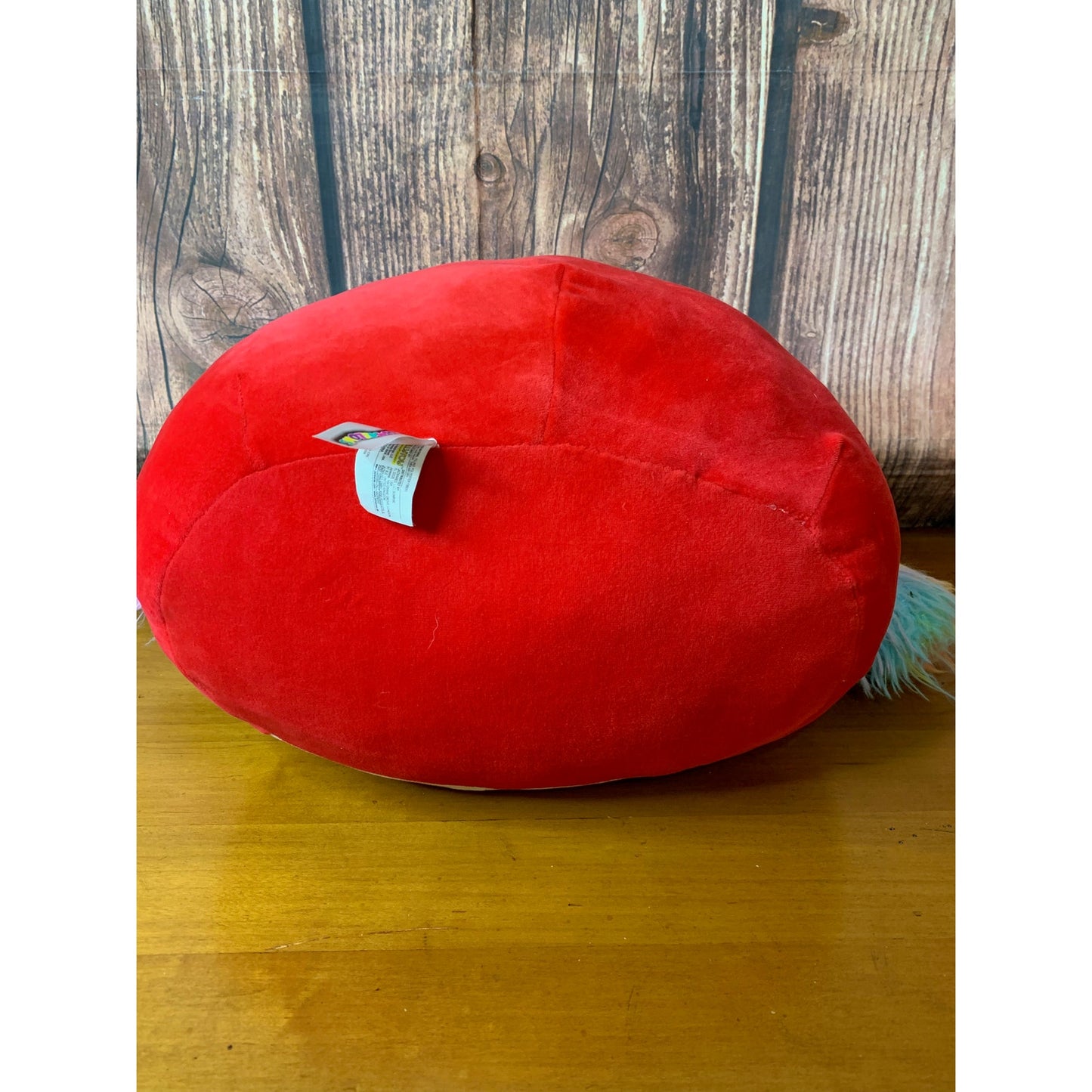 NWT Squishmallows Paco the Parrot Plush Red Rainbow Wings 16 in