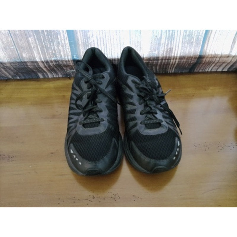 SAS Shoes Mission One Womens Walking Sneakers Black Gray Lace Up Athletic 11.5