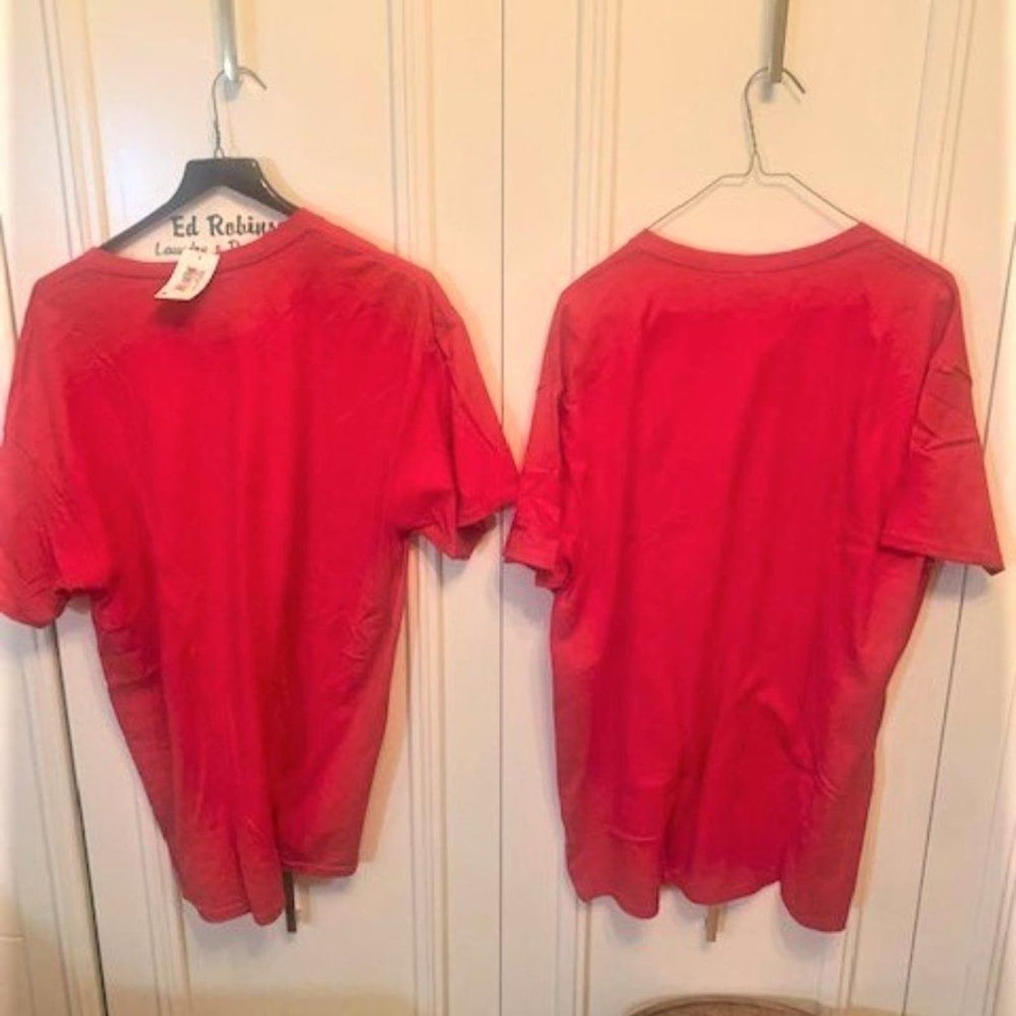 NEW! set 4 solid red short-sleeved  T-shirts NWT