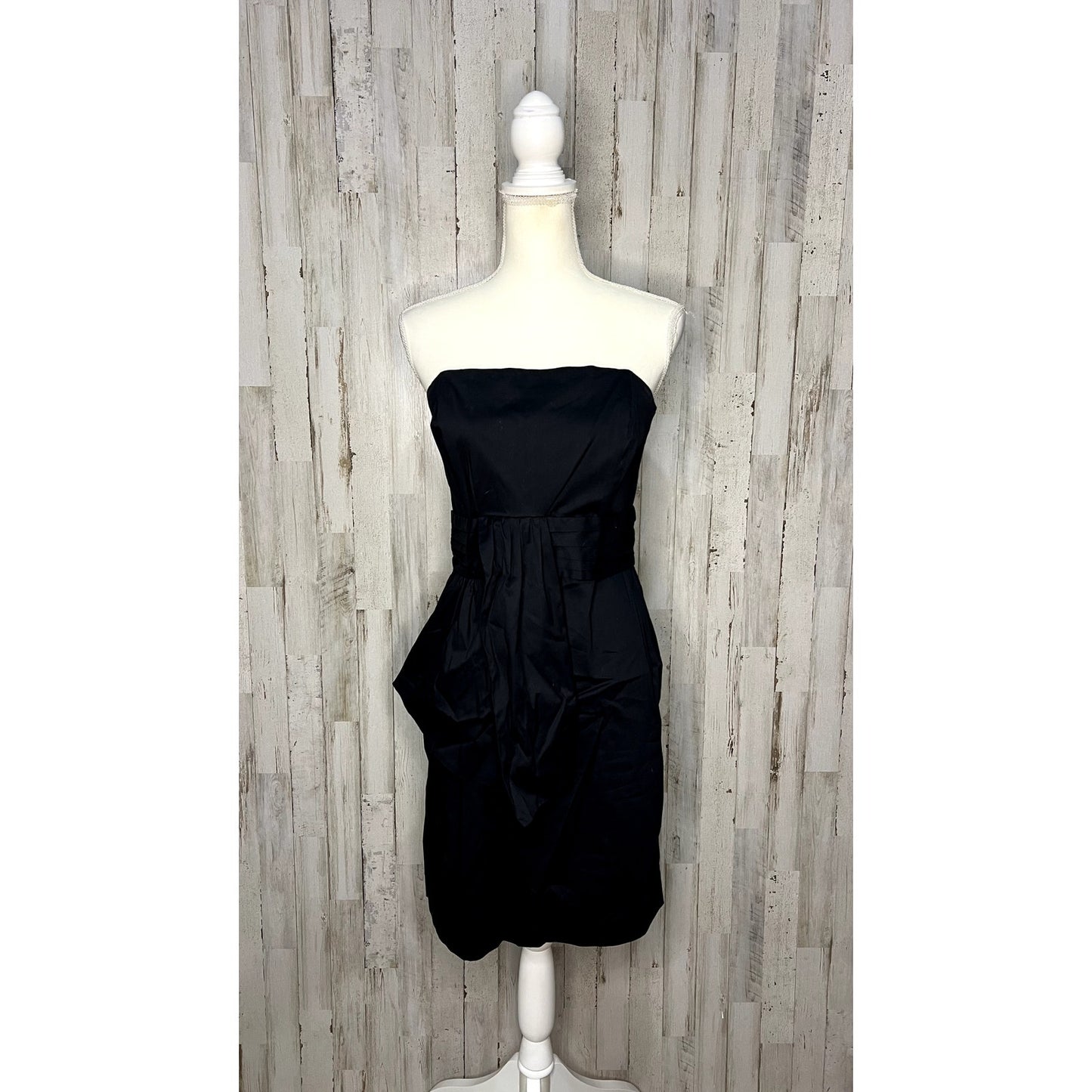 Banana Republic Women's Strapless Black Knee Length Party Dress Size 6